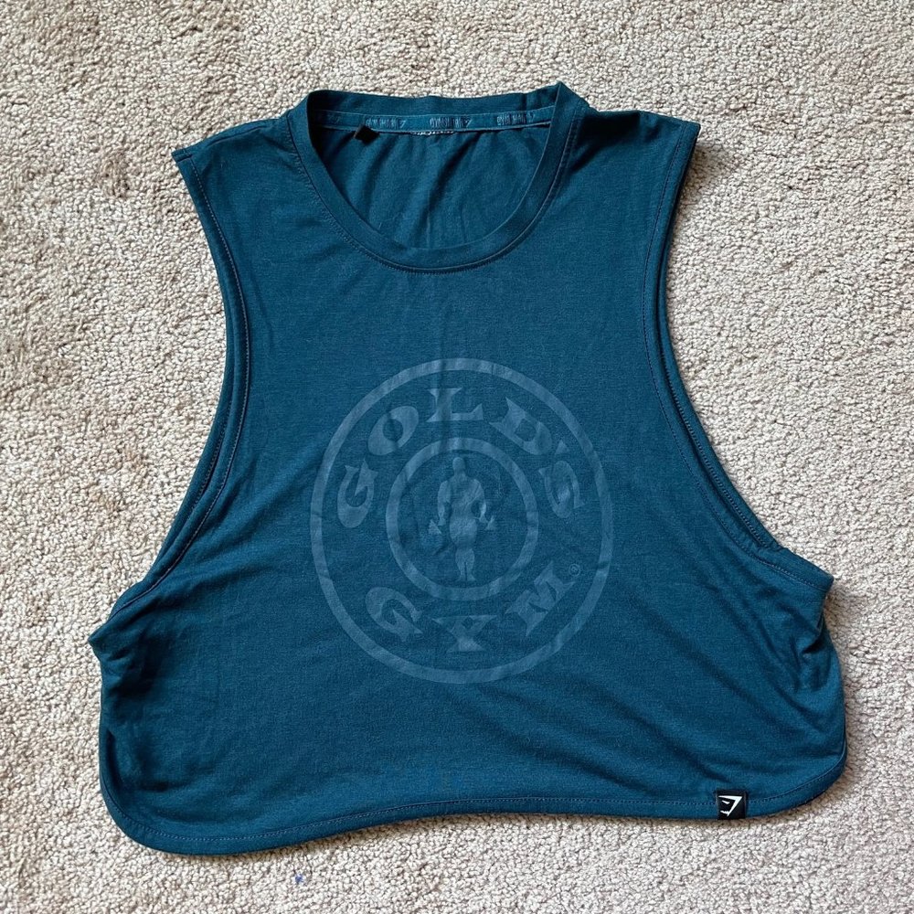 GymShark Gold’s Gym Collab Crop Tank Top